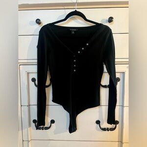 Banana Republic Factory Black Bodysuit
